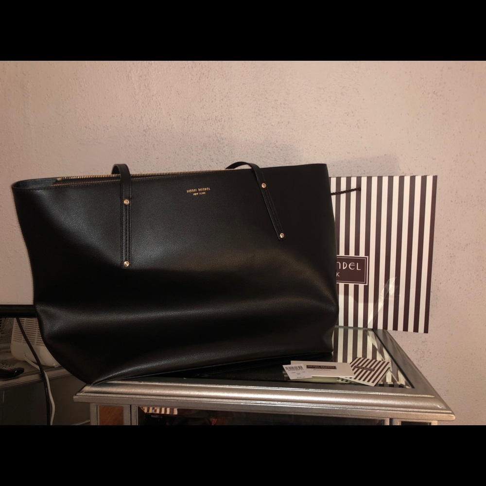 Large Henri Bendel Leather Tote